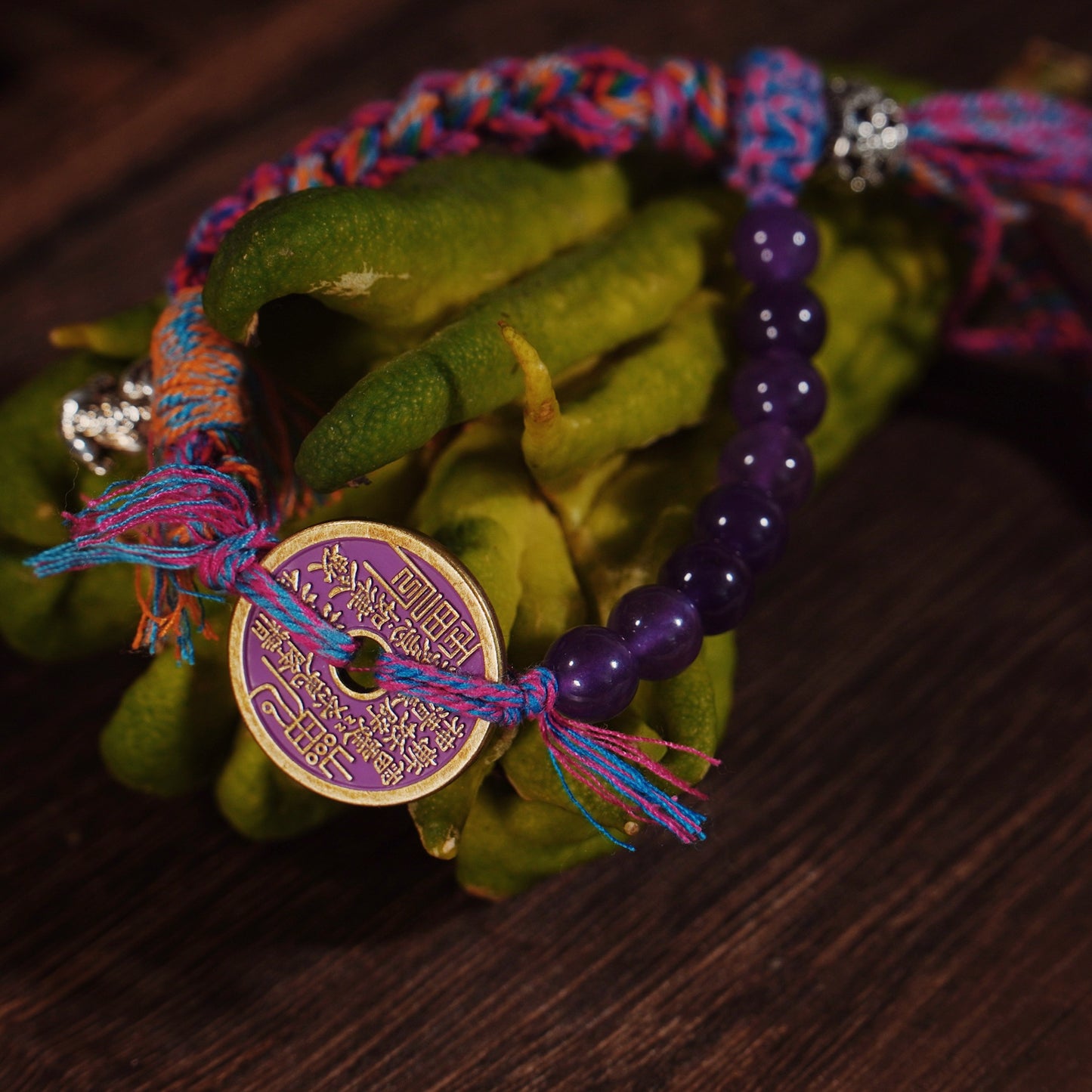 Mystic Fire Era Talisman Bracelet - Adjustable Pi Yao Warding Coin for Unisex Protection - karmafu