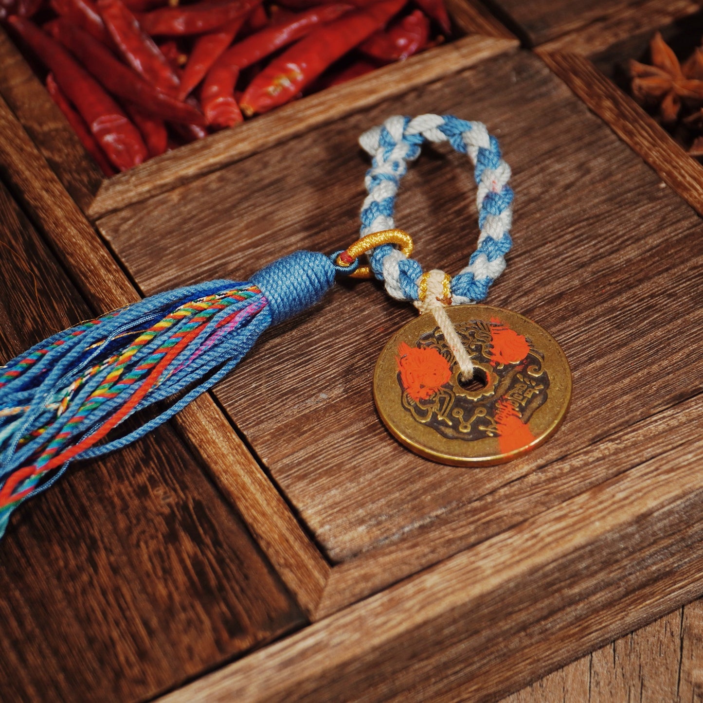 Top Scholar Blue Cord - Exam & Career Talisman for Car/Bag Unisex - karmafu
