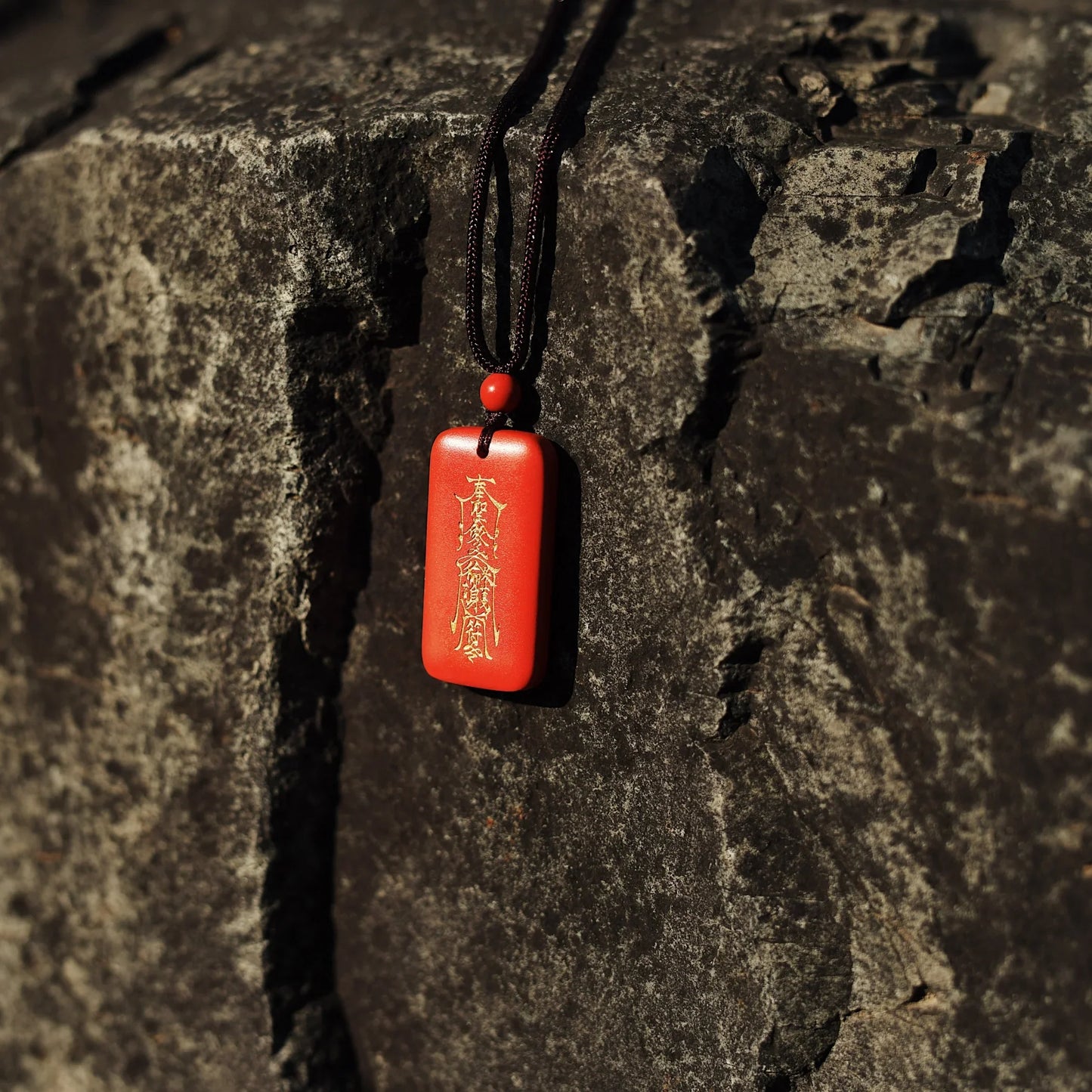 Sacred Cinnabar Talisman - Saturn Return Protection & Multi-Guardian Amulet - karmafu