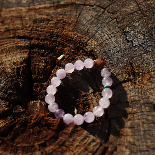Violet Crystal Fire Year Bracelet - 2025 Zodiac Renewal & Feminine Energy Booster - karmafu