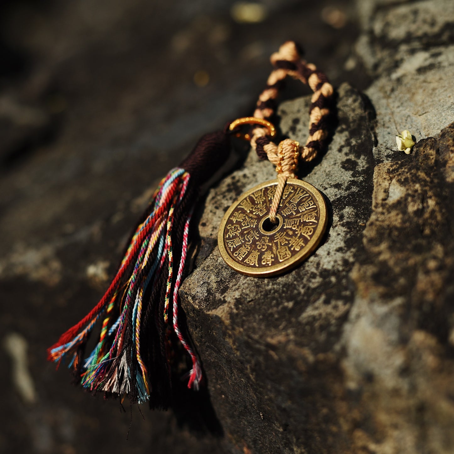 24 Blessings Longevity Cord - Fortune & Health Talisman for Car/Bag - karmafu