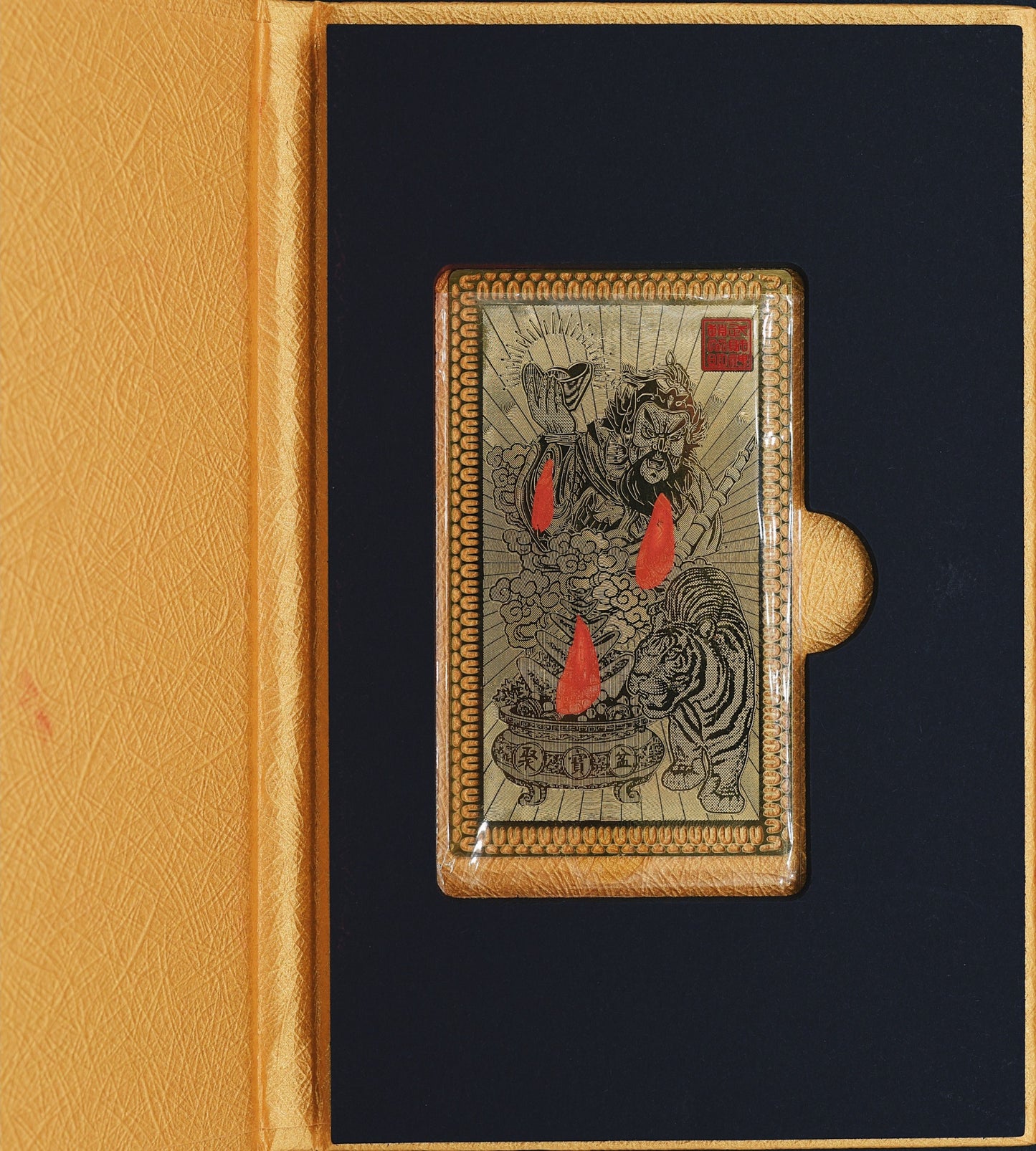 Imperial Martial Wealth God Gold Card - Five Directions Fortune System with Eightfold Treasure Convergence - karmafu