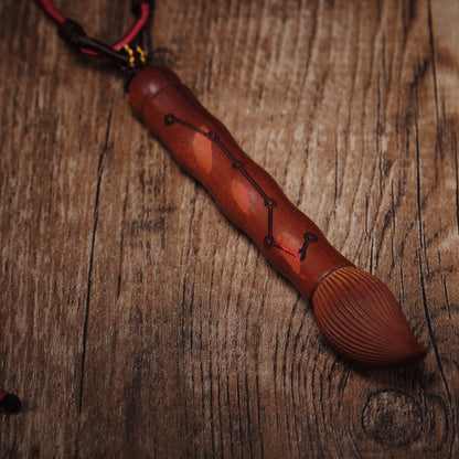 Thunderstruck Jujube Scholar's Amulet - Celestial Writing Talisman for Academic Success & Wisdom Enhancement - karmafu