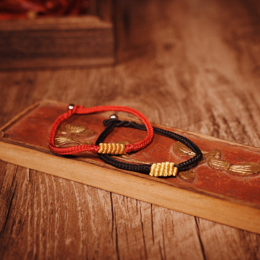 Eternal Lover's Knot Bracelet - Dual Energy Bonding Talisman for Relationship Stability - karmafu